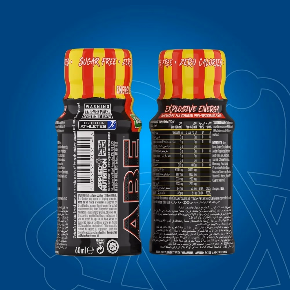 Applied Nutrition ABE Pre-Workout Shot Drumstick Flavor - 60ml x 12pcs 4