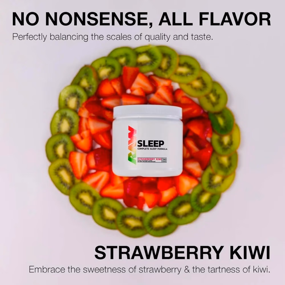 Raw Sleep 150Gm - Strawberry Kiwi Flavor 3