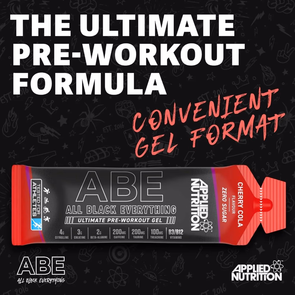 Applied Nutrition ABE Ultimate Pre-Workout Gel Icy Blue Raz Flavor - 60ml 4