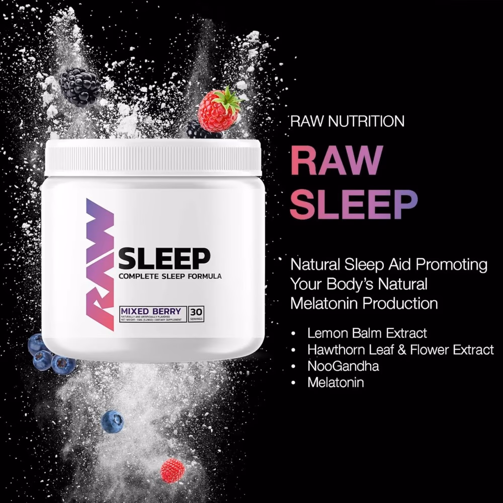 Raw Sleep 150Gm - Mixed Berry Flavor 3