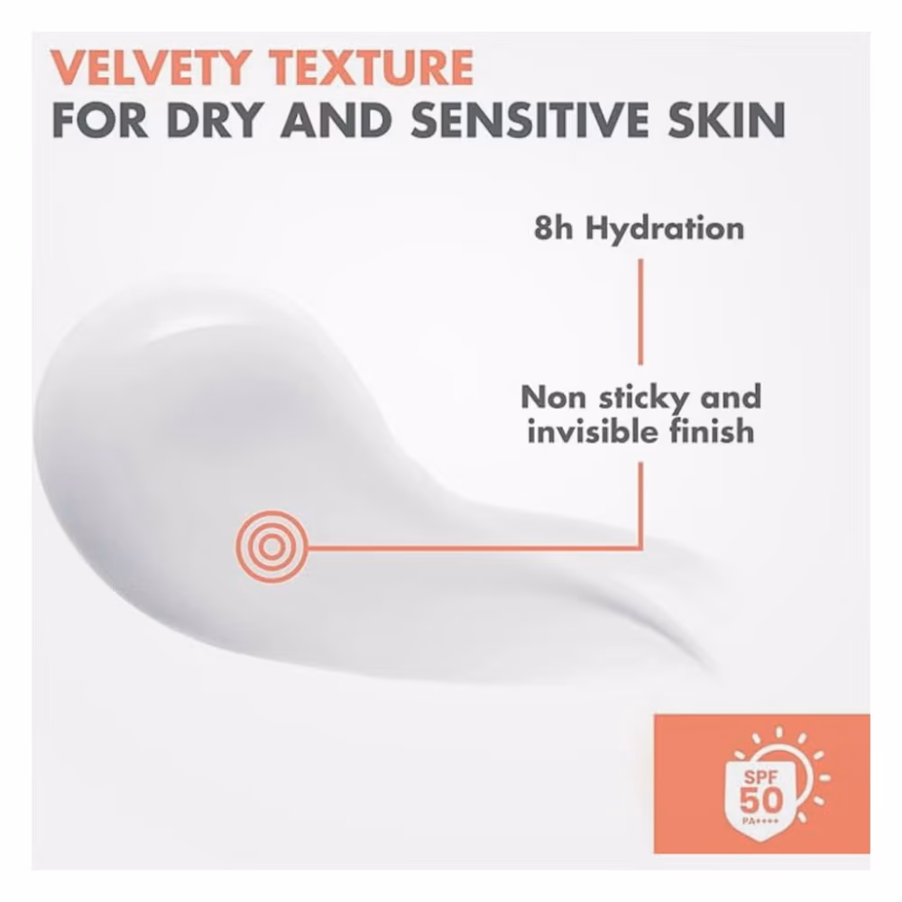 Avene Invisible Finish Fluid Cream SPF 50 – 50ml | Lightweight High-Protection Sunscreen for Sensitive Skin 4