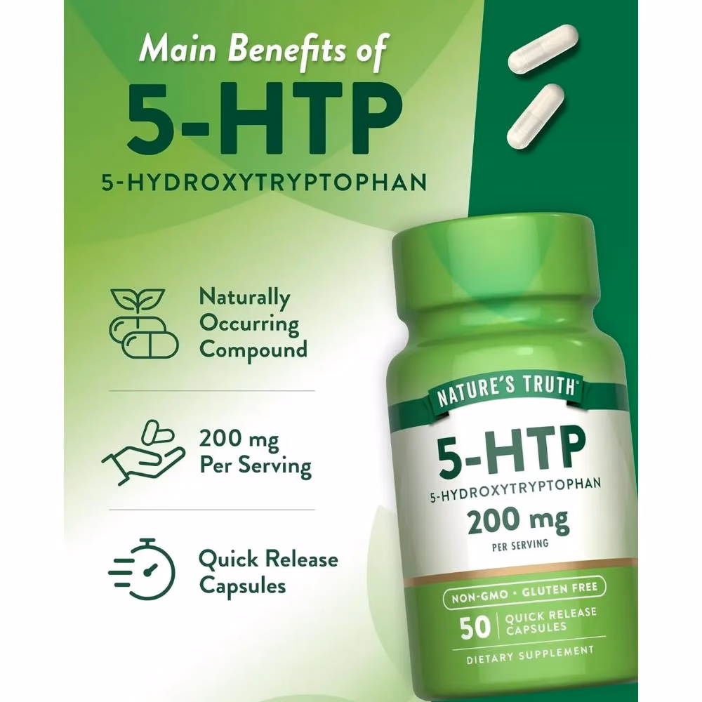 Natures Truth 5-HTP 200Mg - 50 Capsules 5