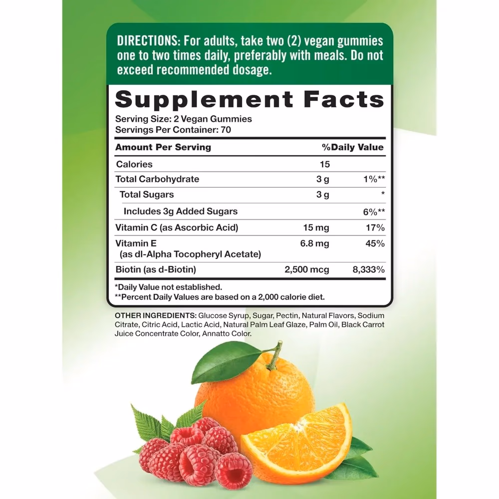 Natures Truth Gorgeous Hair Skin Nails - 80 Gummies 5