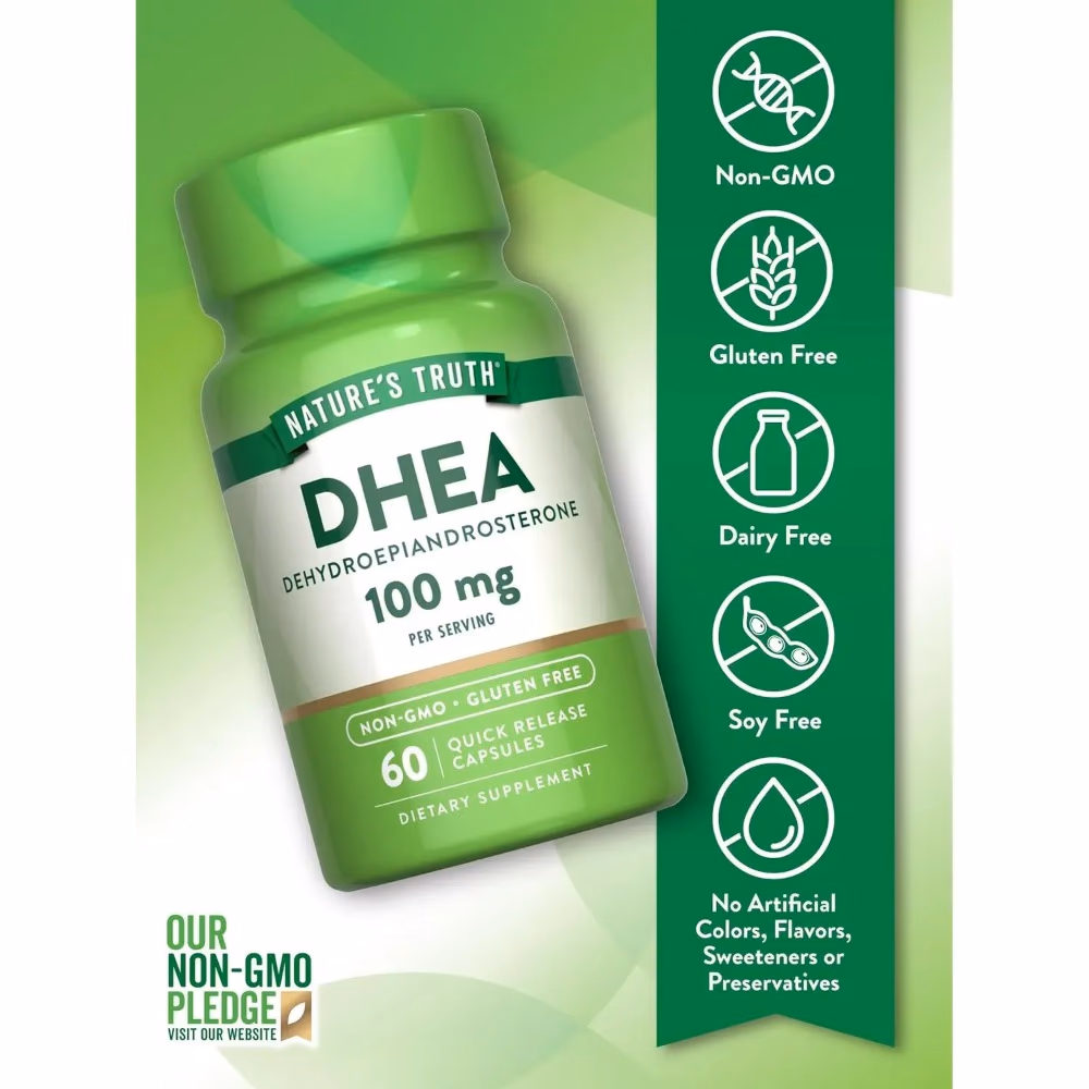 Natures Truth DHEA 100Mg - 60 Capsules 3