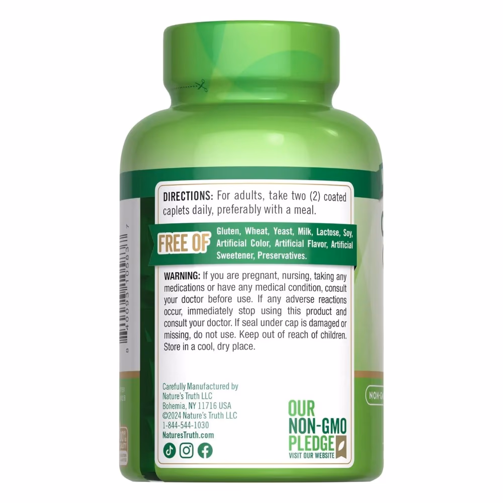 Natures Truth Calcium Citrate 630Mg Plus D3 500Iu - 100 Capsules 3
