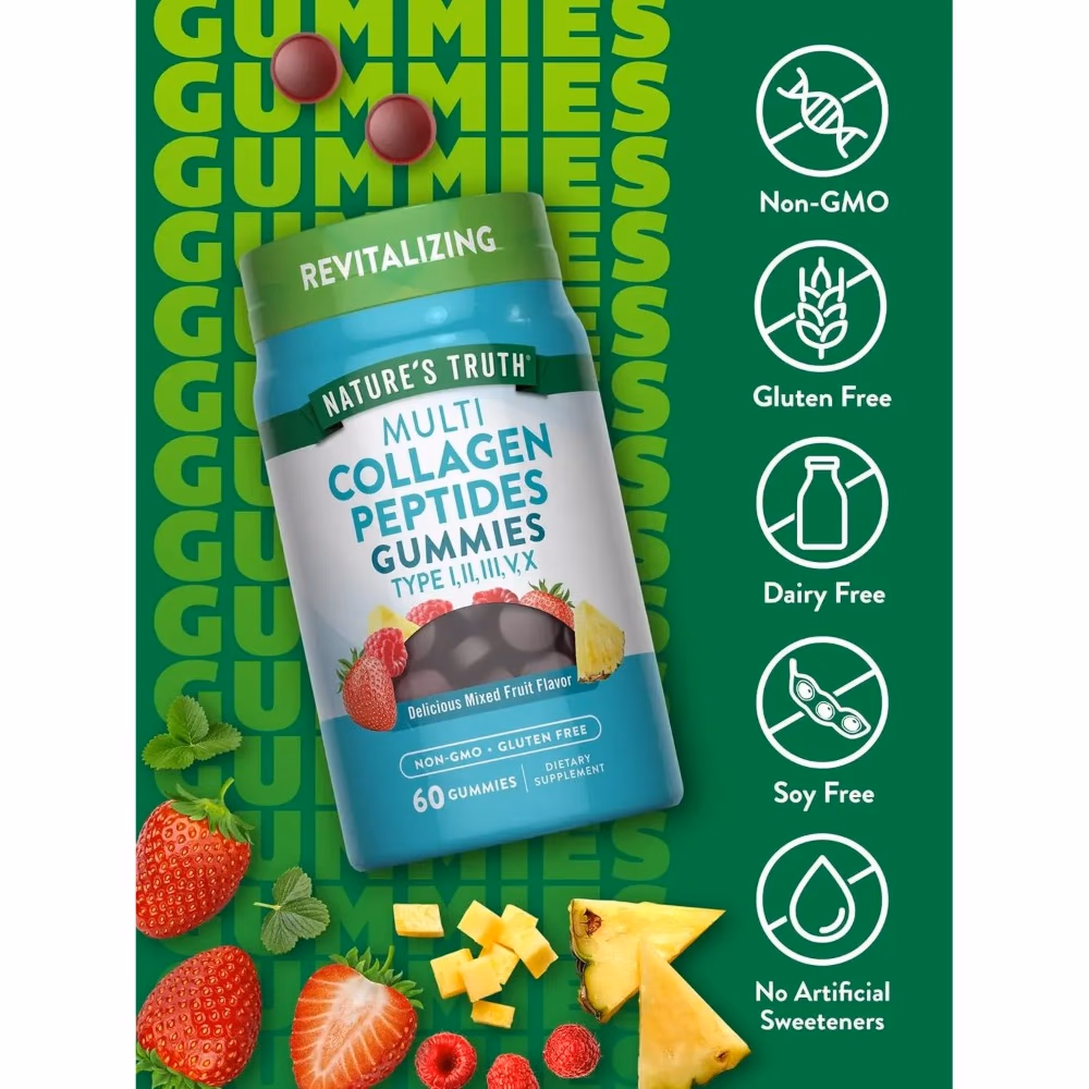 Natures Truth Multi Collagen Peptide Gummies - 60 Gummies 4