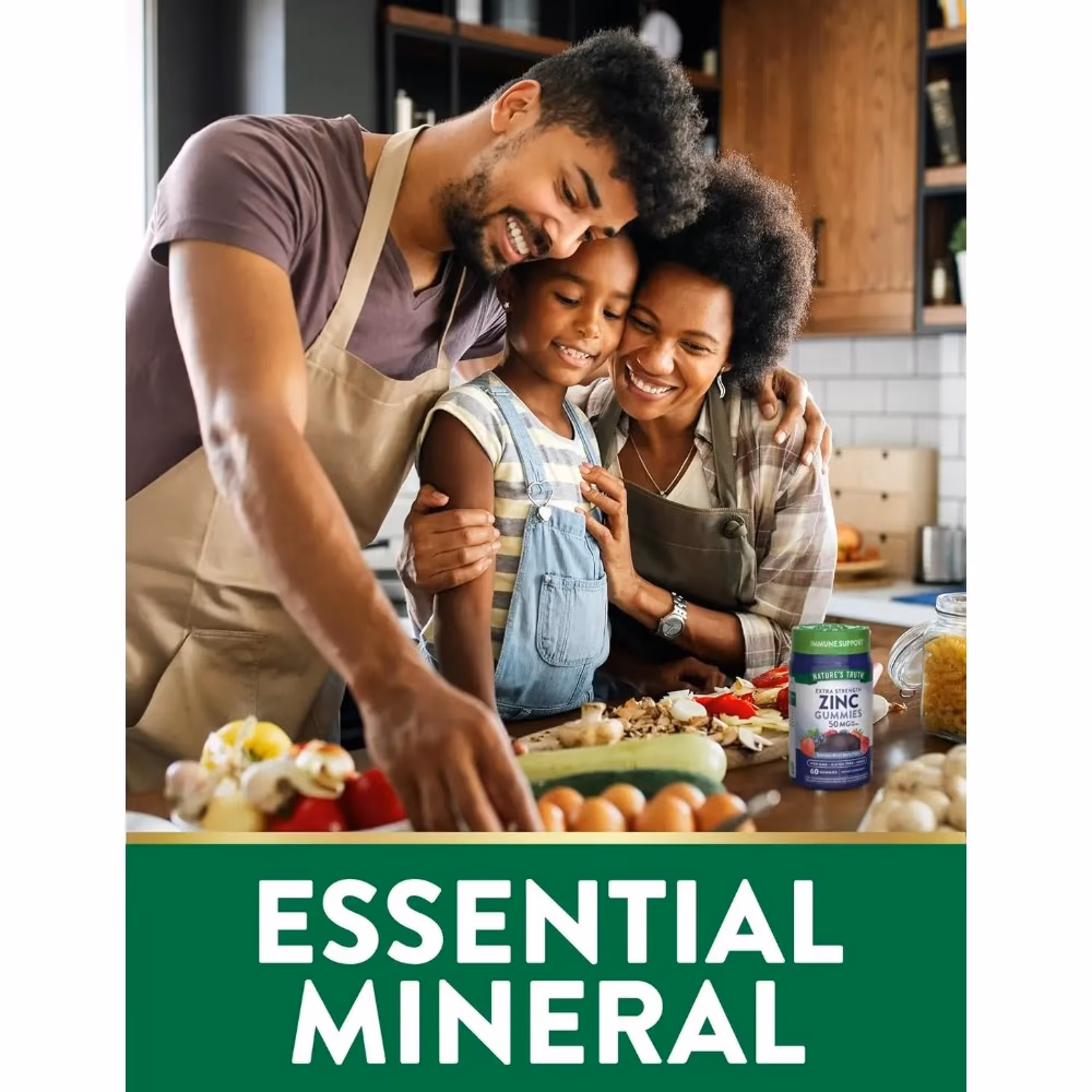 Natures Truth Extra Strength Zinc 50Mg Gummies - 60 Gummies 4