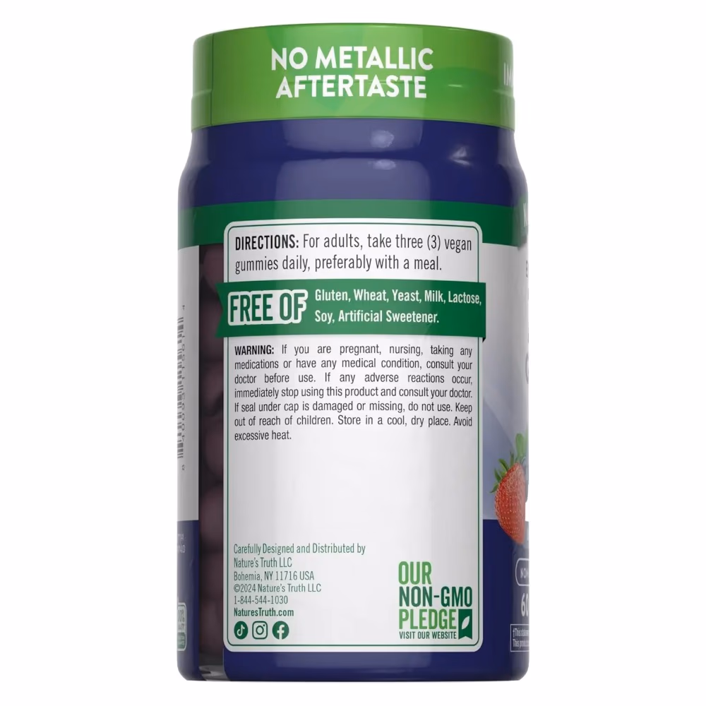 Natures Truth Extra Strength Zinc 50Mg Gummies - 60 Gummies 5