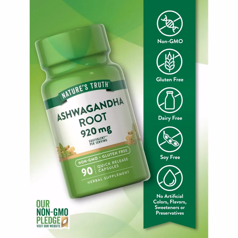 Natures Truth Ashwagandha Root 920mg - 90 Capsules 3