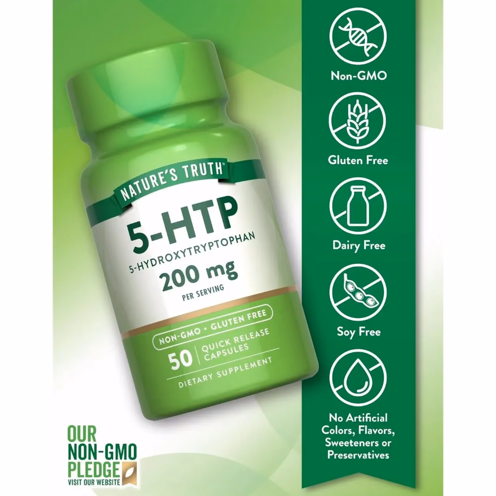 Natures Truth 5-HTP 200Mg - 50 Capsules 3