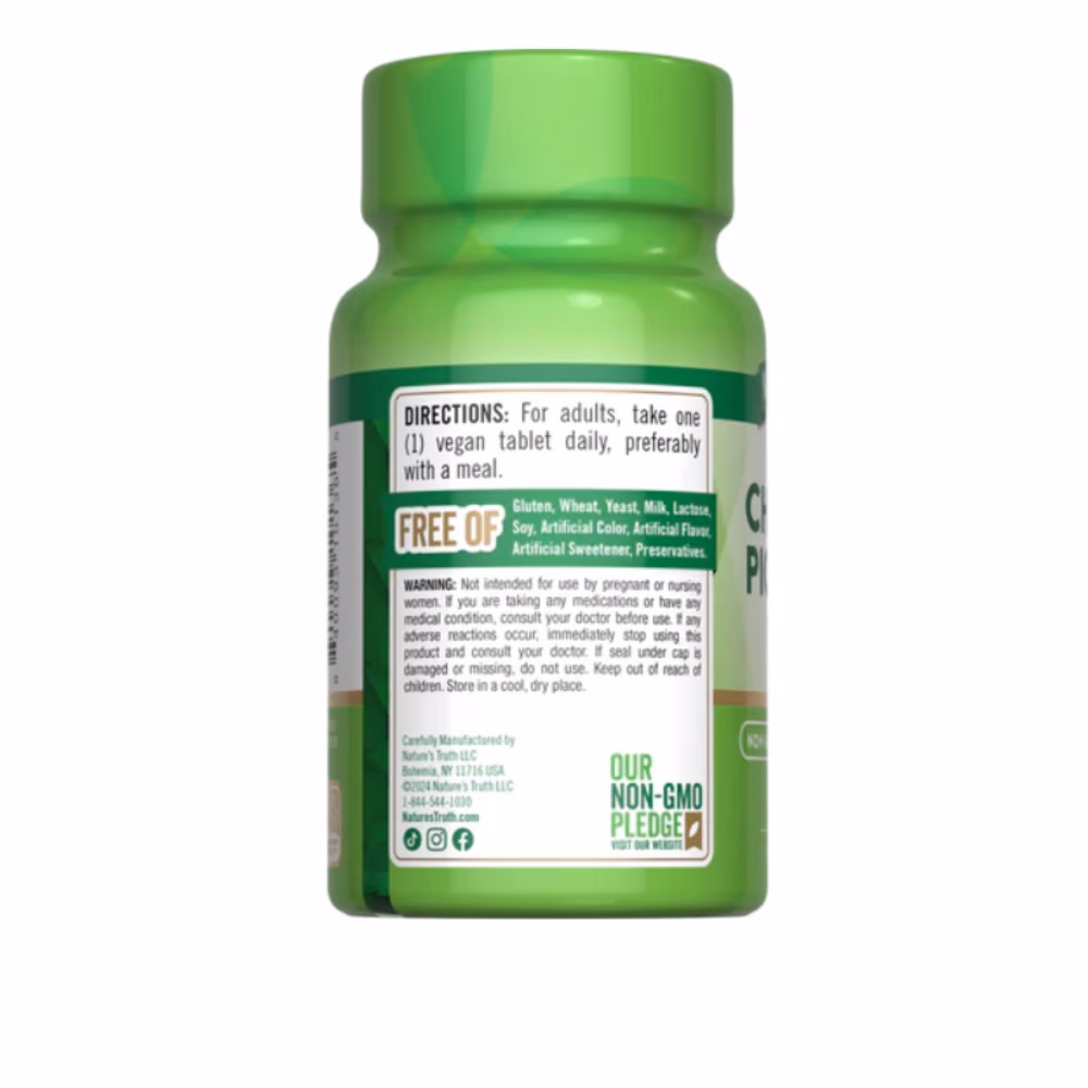 Nature's Truth Ultra Chromium Picolinate 1000mg Tab 90s 3