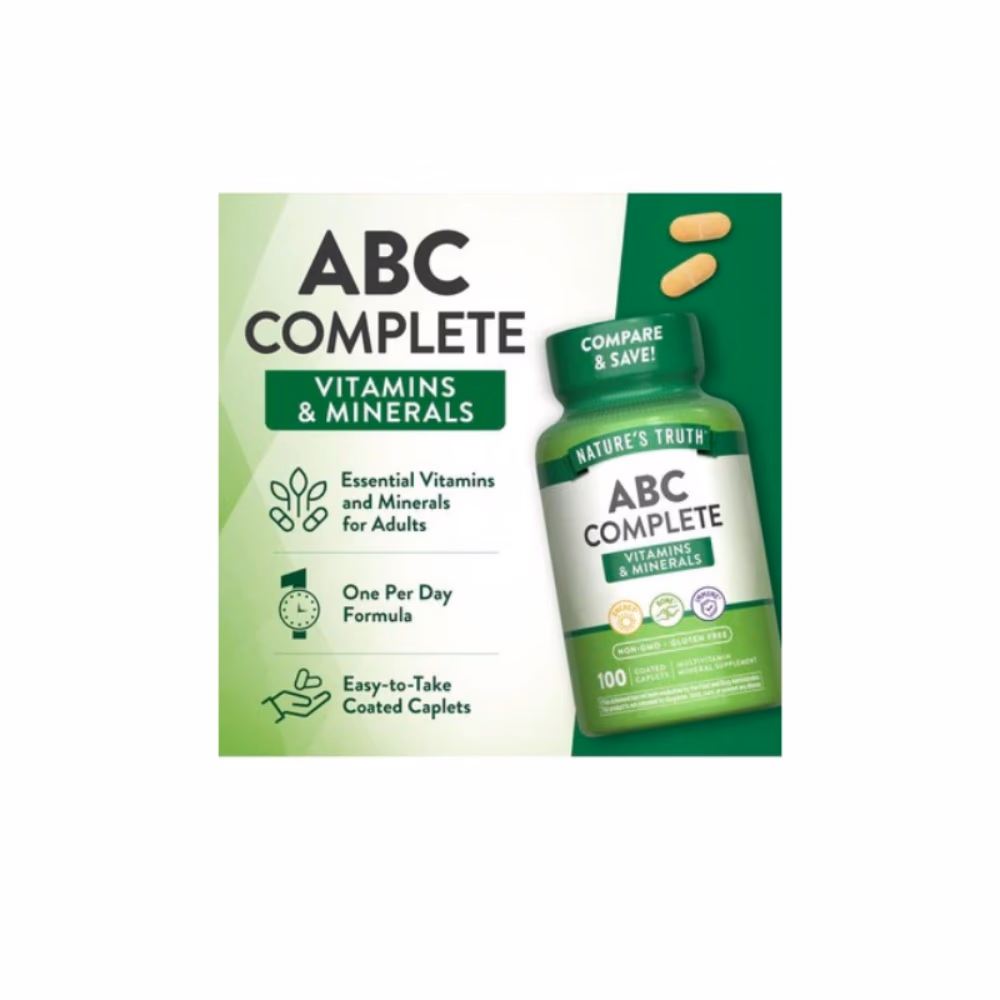 Nature's Truth ABC Complete 100 Tabs 3