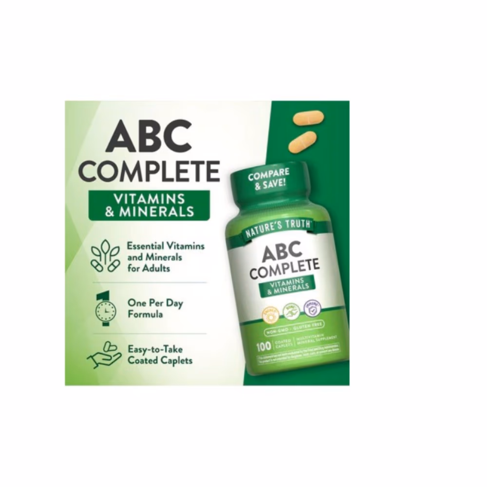 Nature's Truth ABC Complete 100 Tabs 2