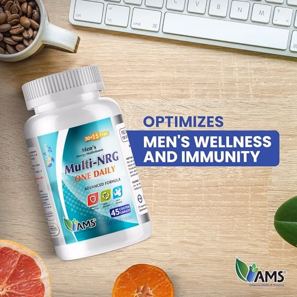 AMS Multi-NRG Multivitamin for Men – 45 Capsules 3