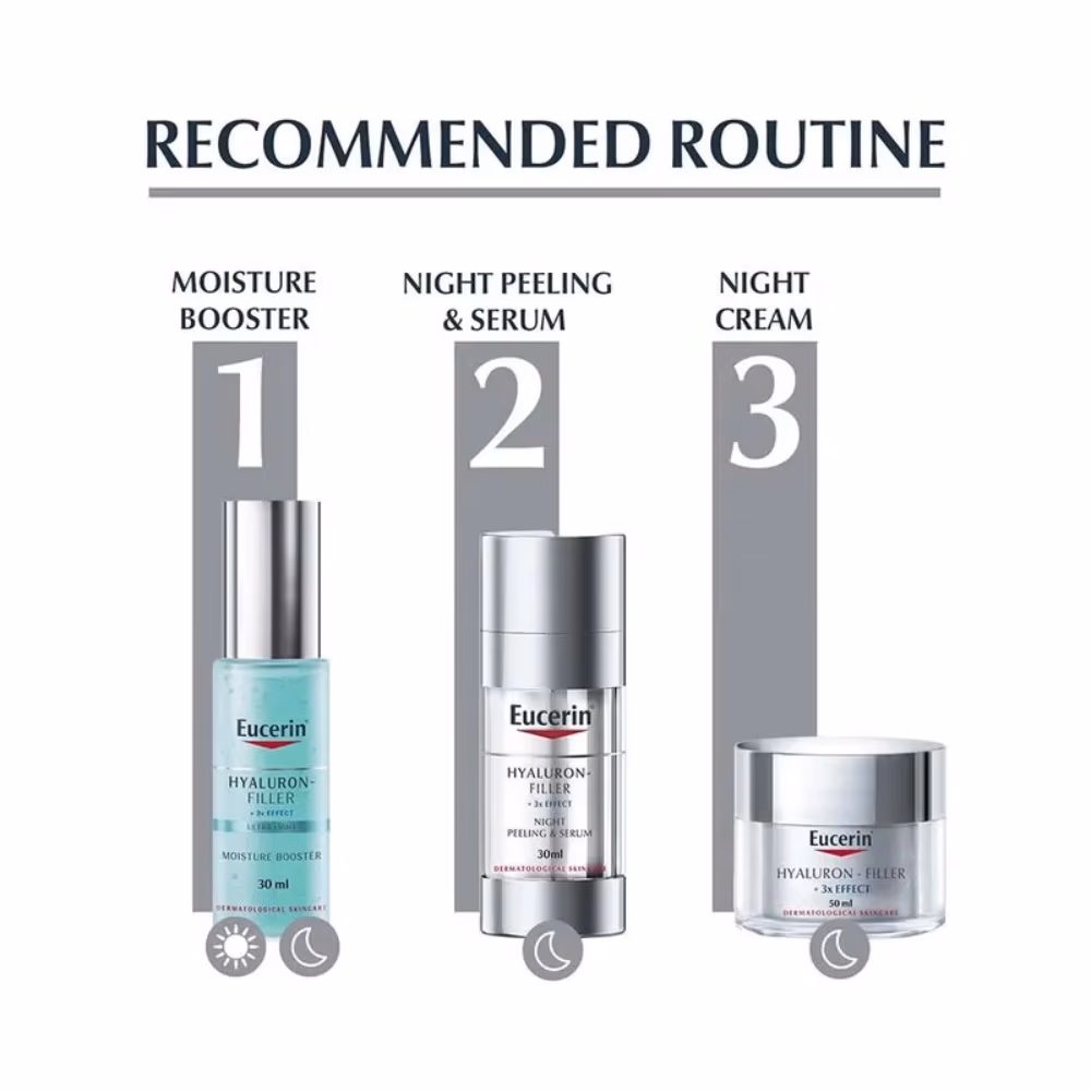 Eucerin Hyaluron-Filler 3x Effect Moisture Booster Gel for Wrinkles & Fine Lines 30ml 4