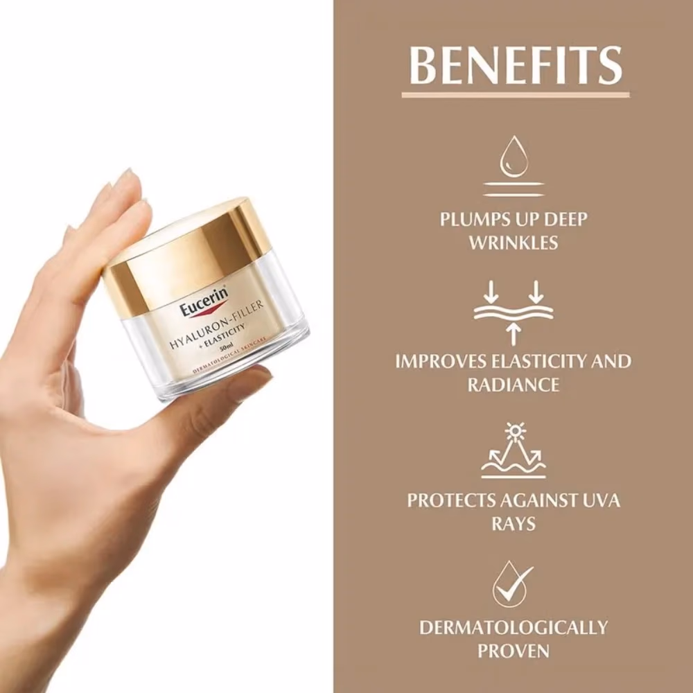 Eucerin Hyaluron-Filler + Elasticity Day Cream SPF15 50ml 5