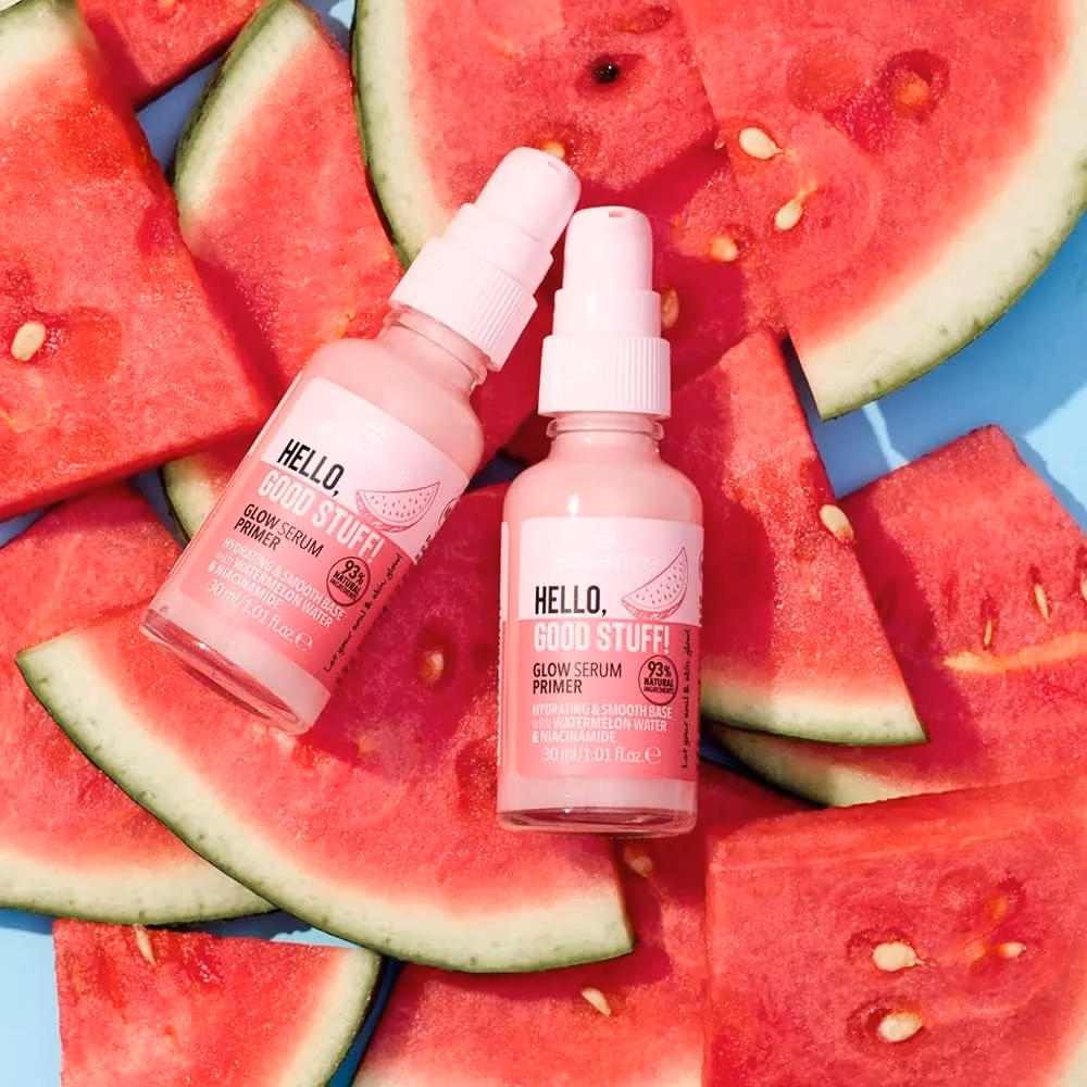 Essence Hello Good Stuff Glow Serum Primer – Hydrating Face Primer with Niacinamide & Watermelon Extract 5