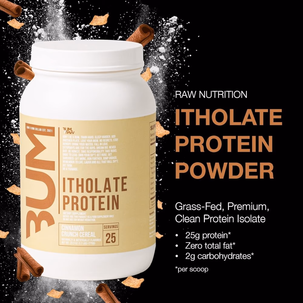 RAW Bum Itholate Protein 775GM Cinnamon Cereal 3