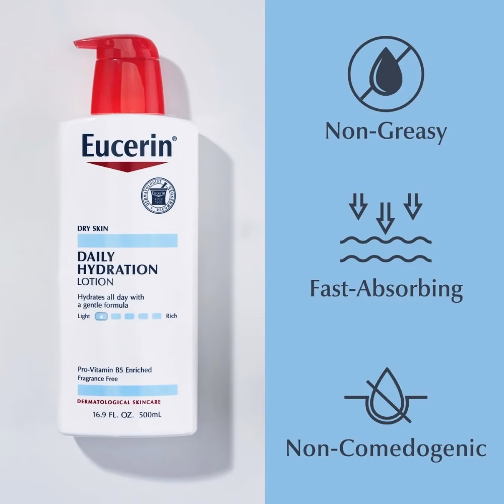 Eucerin Daily Hydration Light Lotion 500ML 3