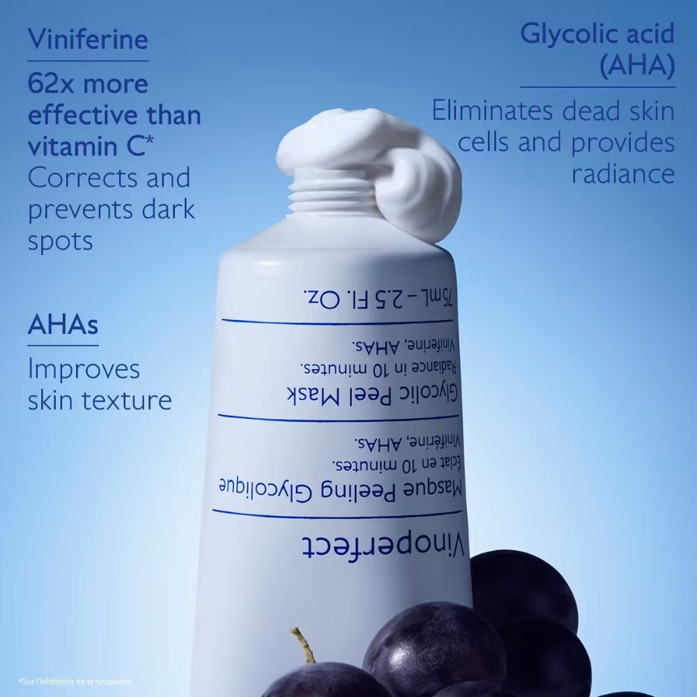 Caudalie Vinoperfect Glycolic Peel Mask 75ml 5
