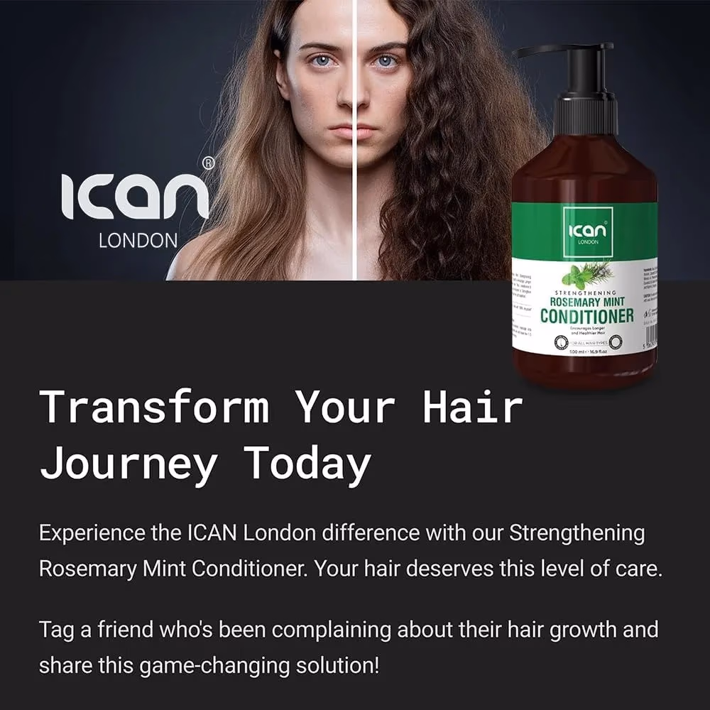 ICAN ROSEMARY MINT STRENGTHENING CONDITIONER 300ML 2