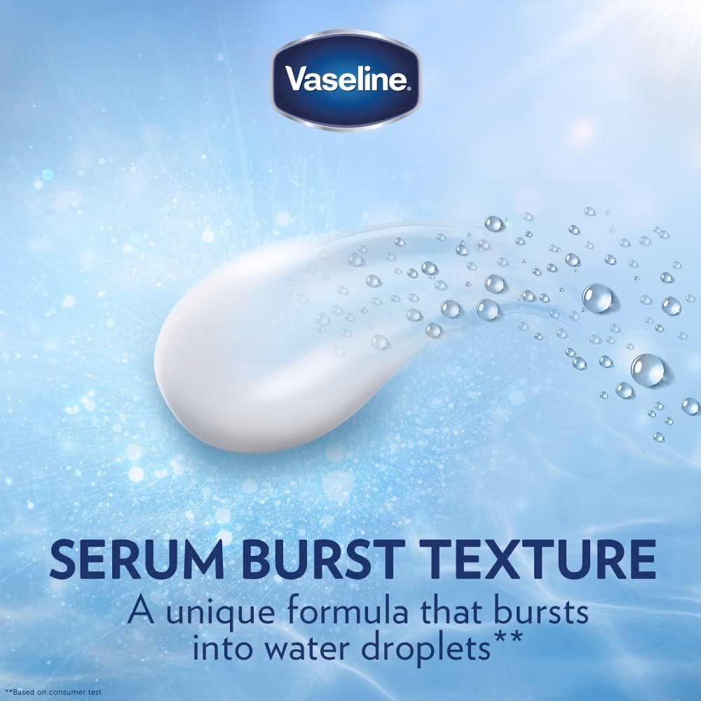 Vaseline Healthy Bright Gluta-Hya Serum Burst UV Lotion Flawless Glow 330ml 5