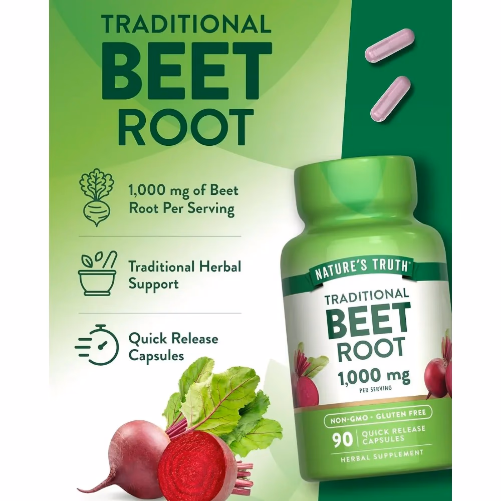 Natures Truth Beet Root 1000Mg - 90 Capsules 2