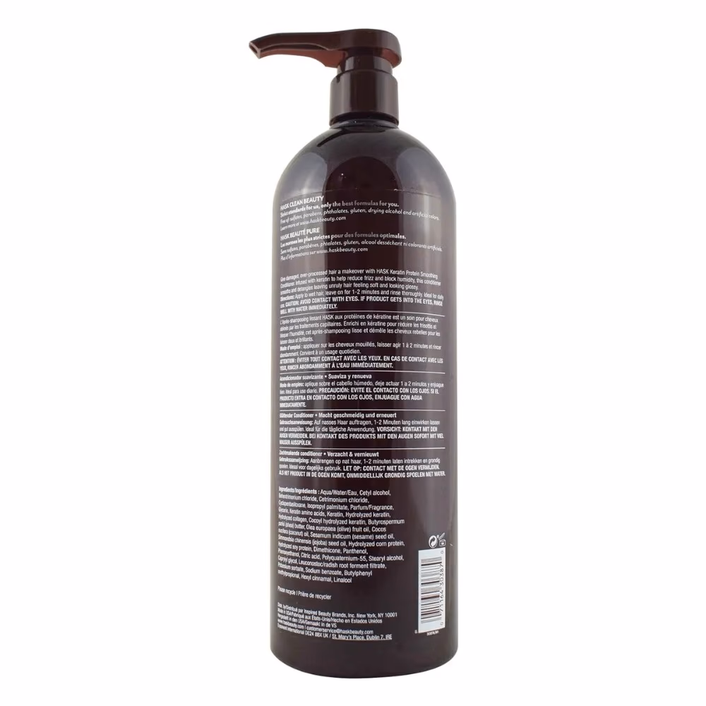 Hask Keratin Protein Smoothing Conditioner 1 Litre 2