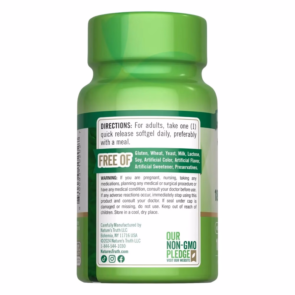 Natures Truth Vitamin-E 400 IU - 100 Softgels 3