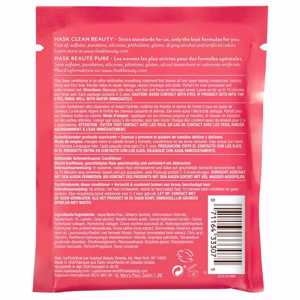 HASK KERATIN SMOOTHING DEEP CONDITIONER 50GM 2