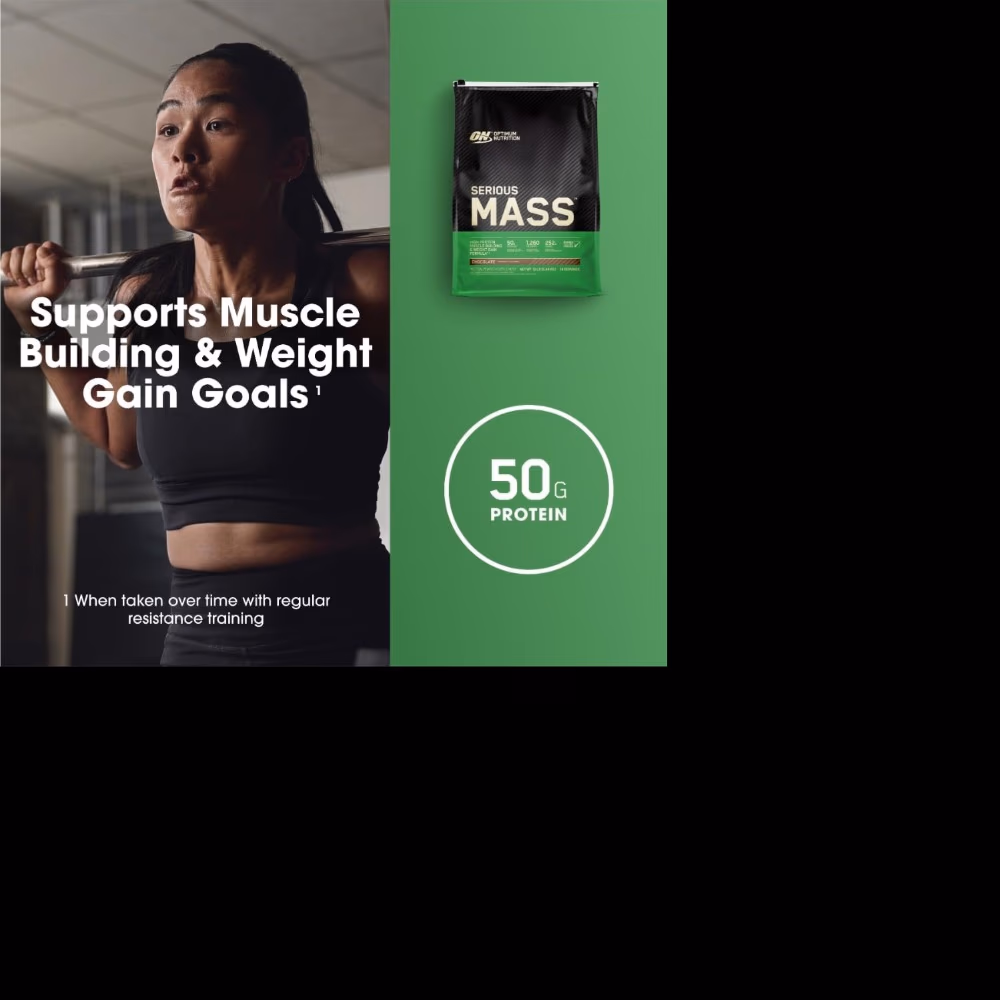Optimum Nutrition Serious Mass Chocolate 12Lb 4