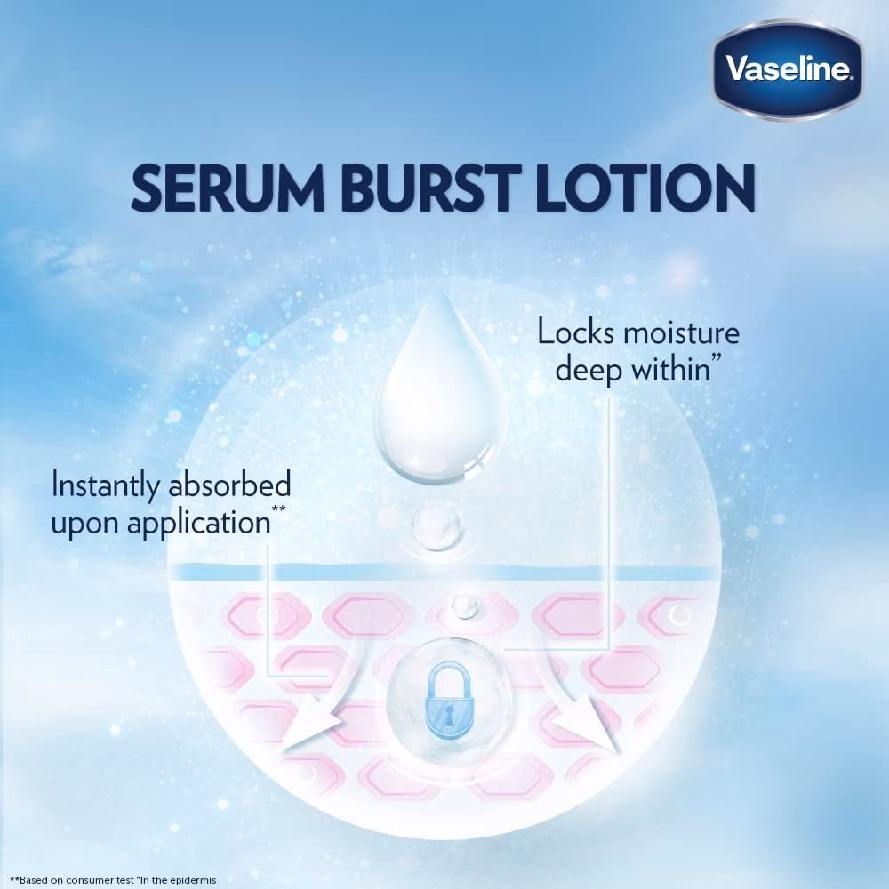 Vaseline Healthy Bright Gluta-Hya Serum Burst Lotion Dewy Radiance 330ml 5
