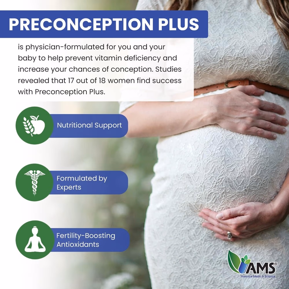 AMS Preconception Plus Female Capsules – 180 Count 5