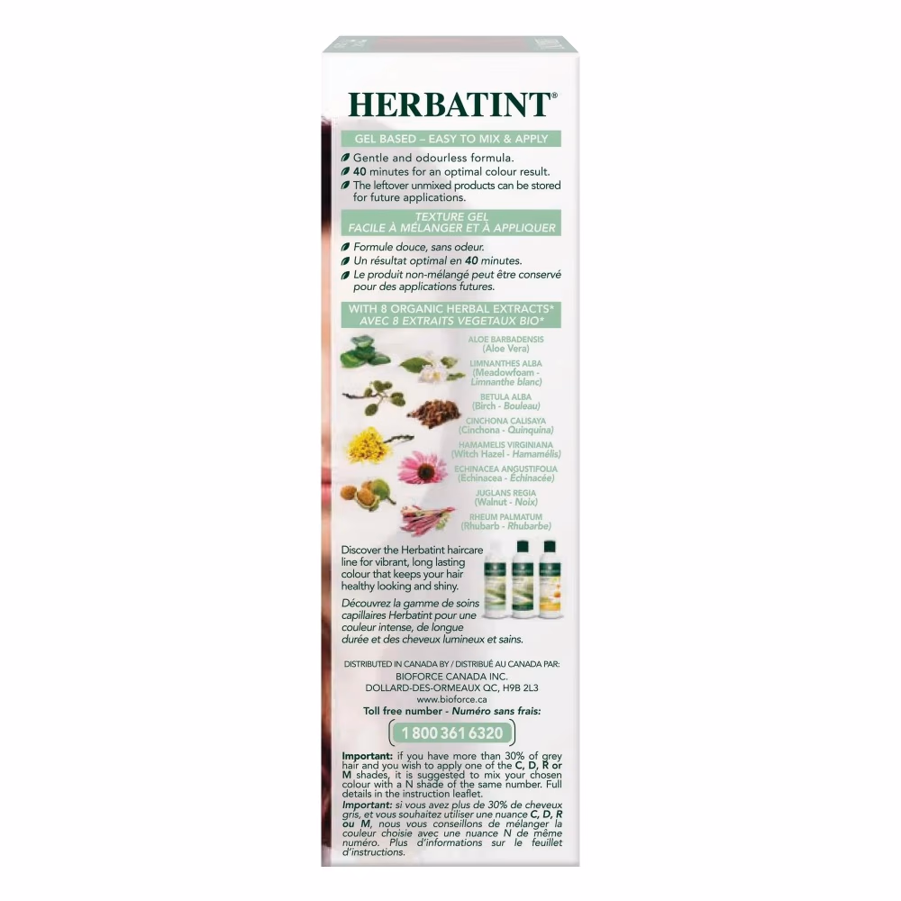 Herbatint Haircolor Gel 1N Black 3