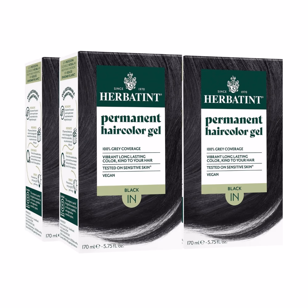 Herbatint Haircolor Gel 1N Black 4