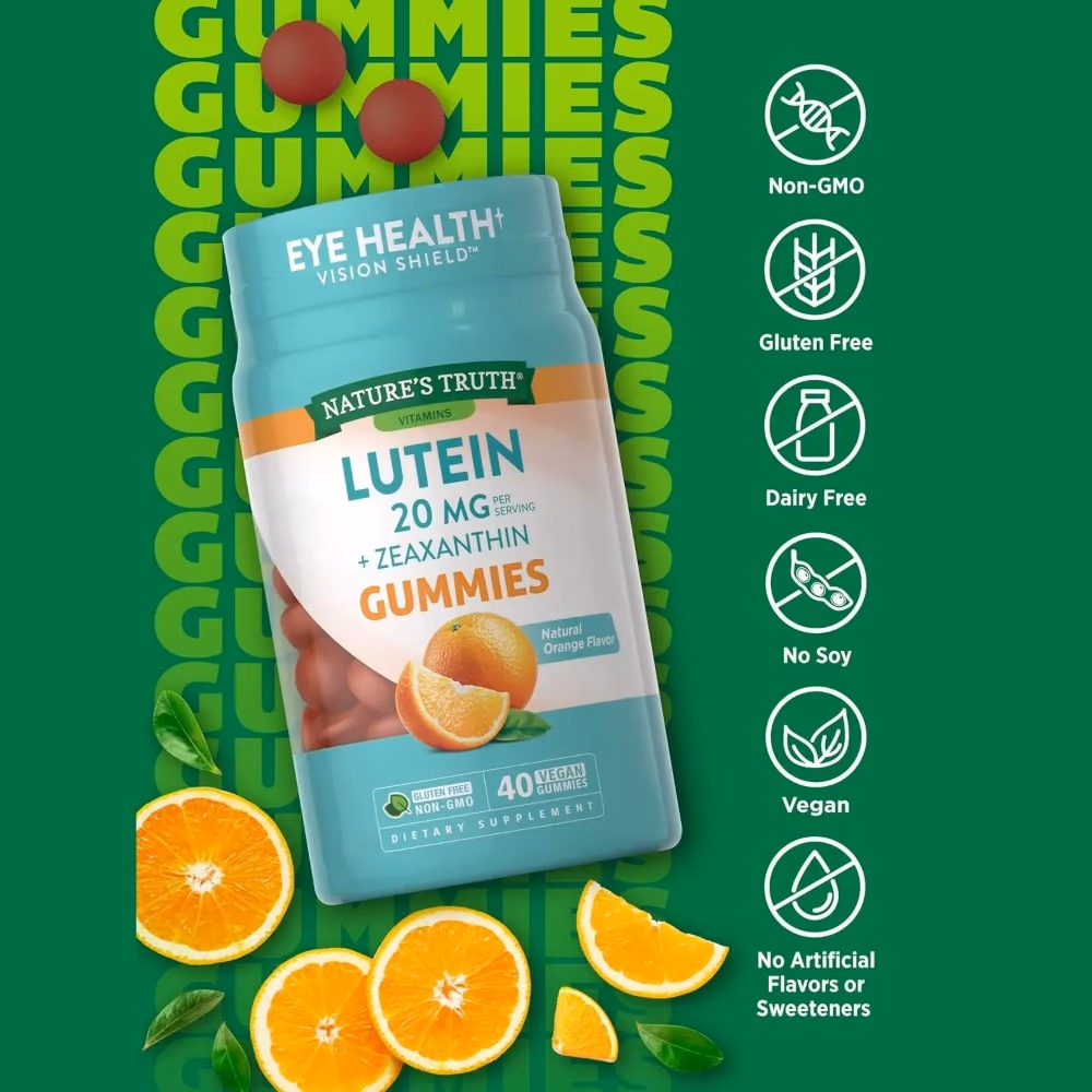 Natures Truth Lutein 20Mg Plus Zeaxanthin Orange - 40 Gummies 3