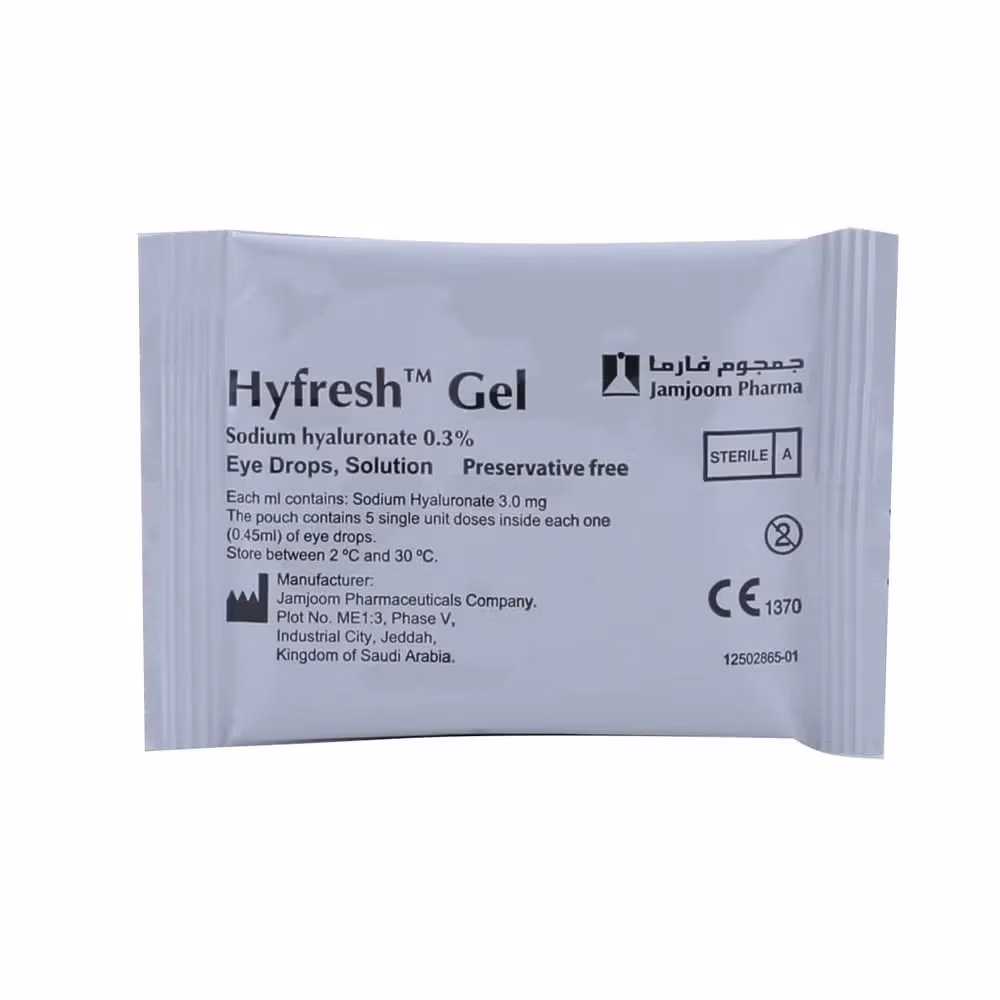 HYFRESH 0.3% GEL EYE DROPS 0.45ML 2
