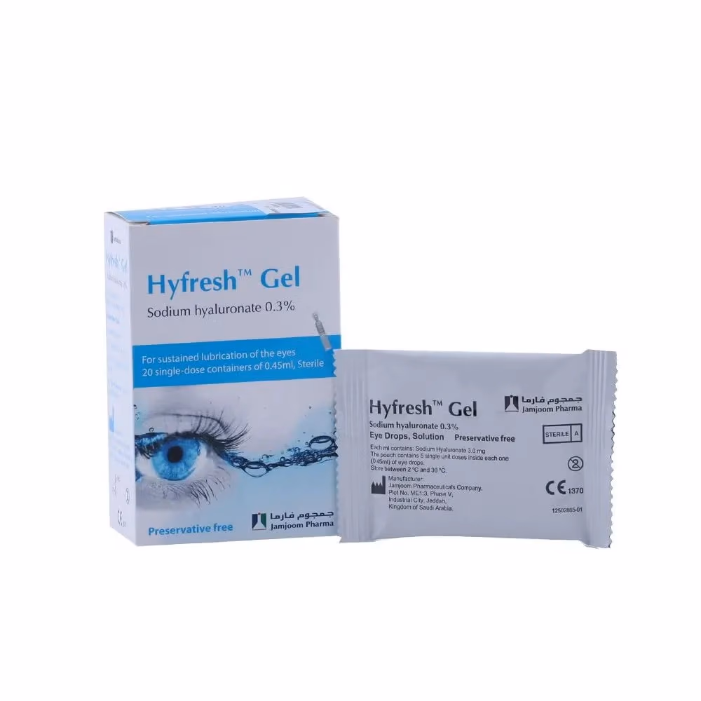 HYFRESH 0.3% GEL EYE DROPS 0.45ML 3