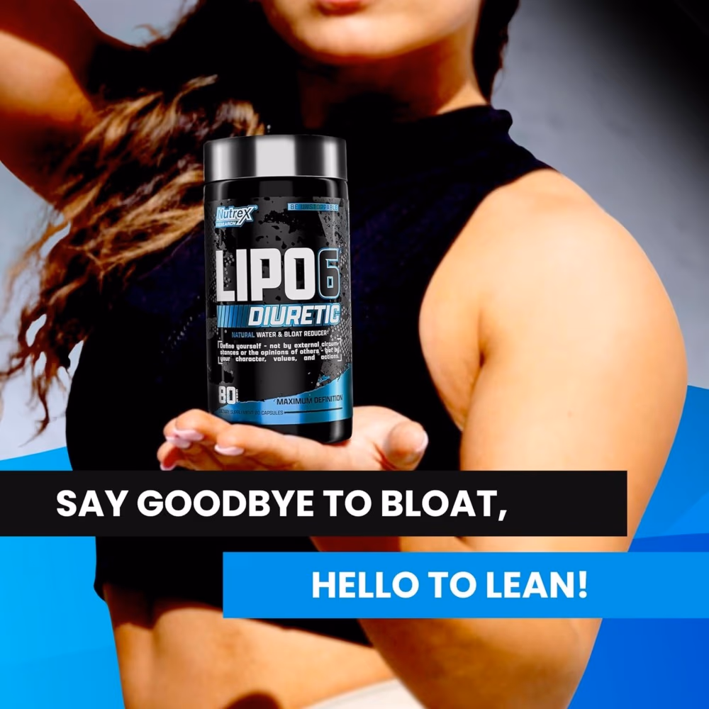 Nutrex Lipo‑6 Black Diuretic – 80 Fast‑Acting Caps 3