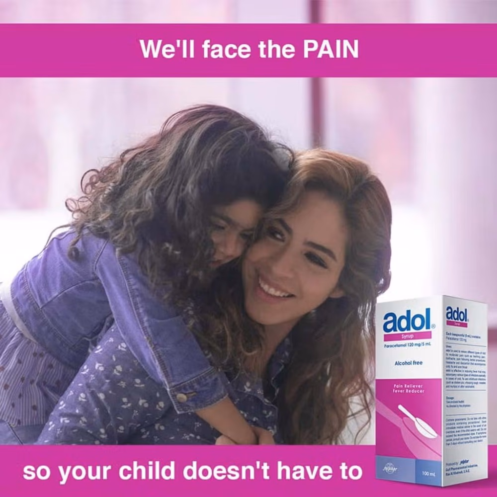 Adol Paracetamol 120mg /5ml Syrup - 100ml 5