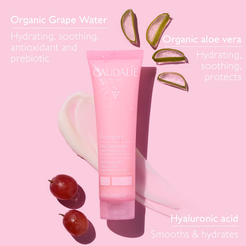 Caudalie VinoHydra Gel Moisturizer 60ml 2