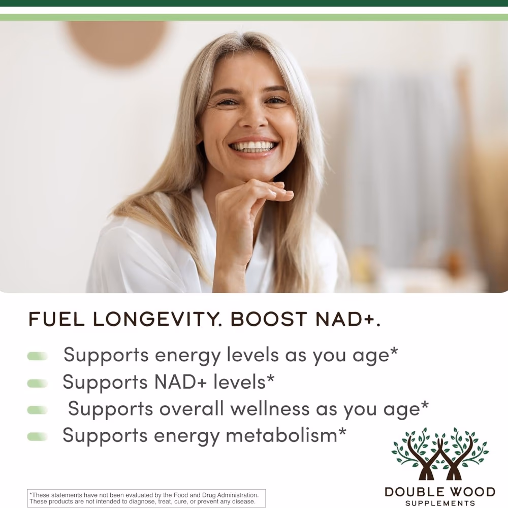 Double Wood NMN 250mg (60 Capsules) 3