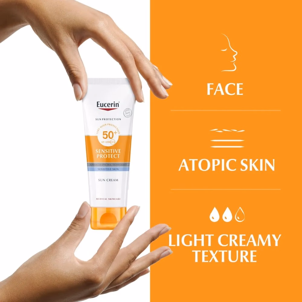 Eucerin Sensitive Protect SPF50 Sun Cream 50ml 2