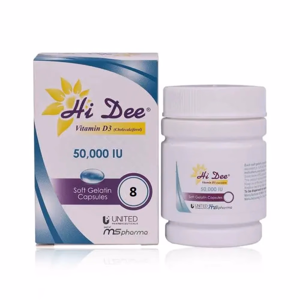 Hi Dee Vitamin D3 50000 IU Soft Caps 8s 3