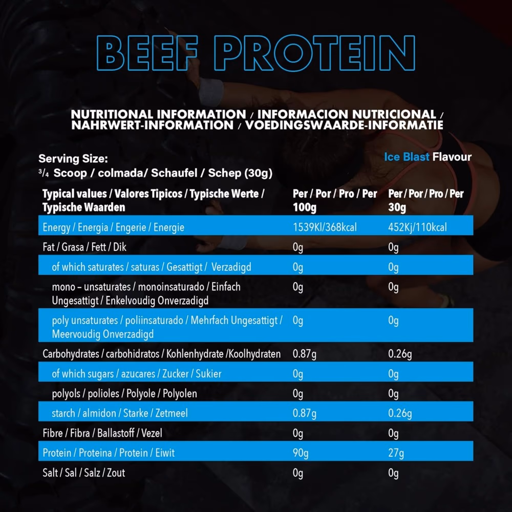 NXT Beef Protein Isolate Ice Blast 1.8Kg 5