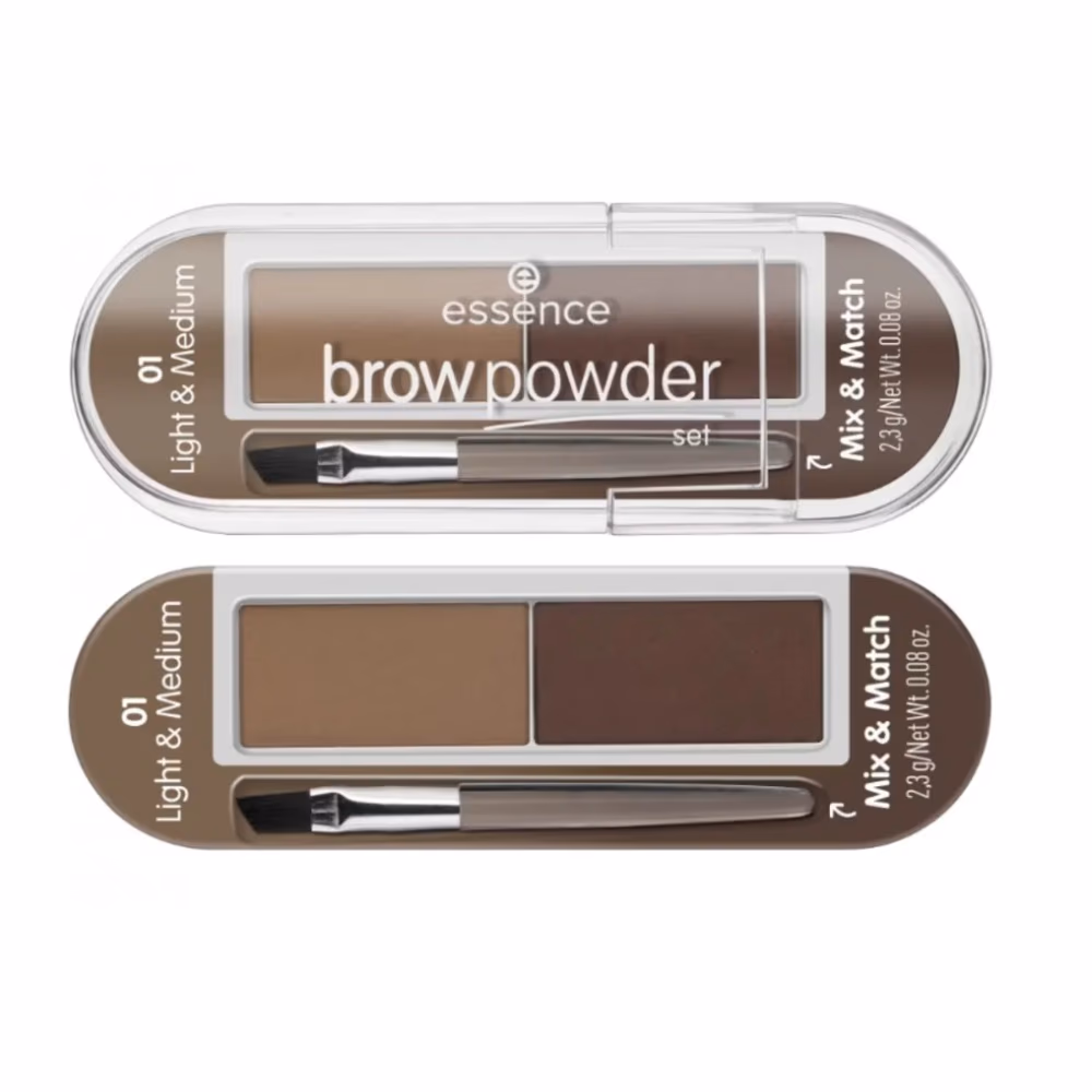 Essence Brow Powder Set 01 – Two Tone Powder Kit for Natural Brows 2
