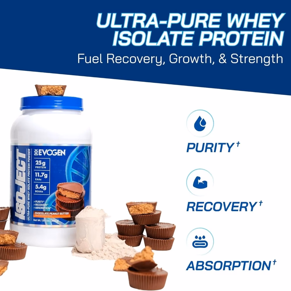Evogen Isoject Whey Chocolate Peanut Butter 1.7lb 3