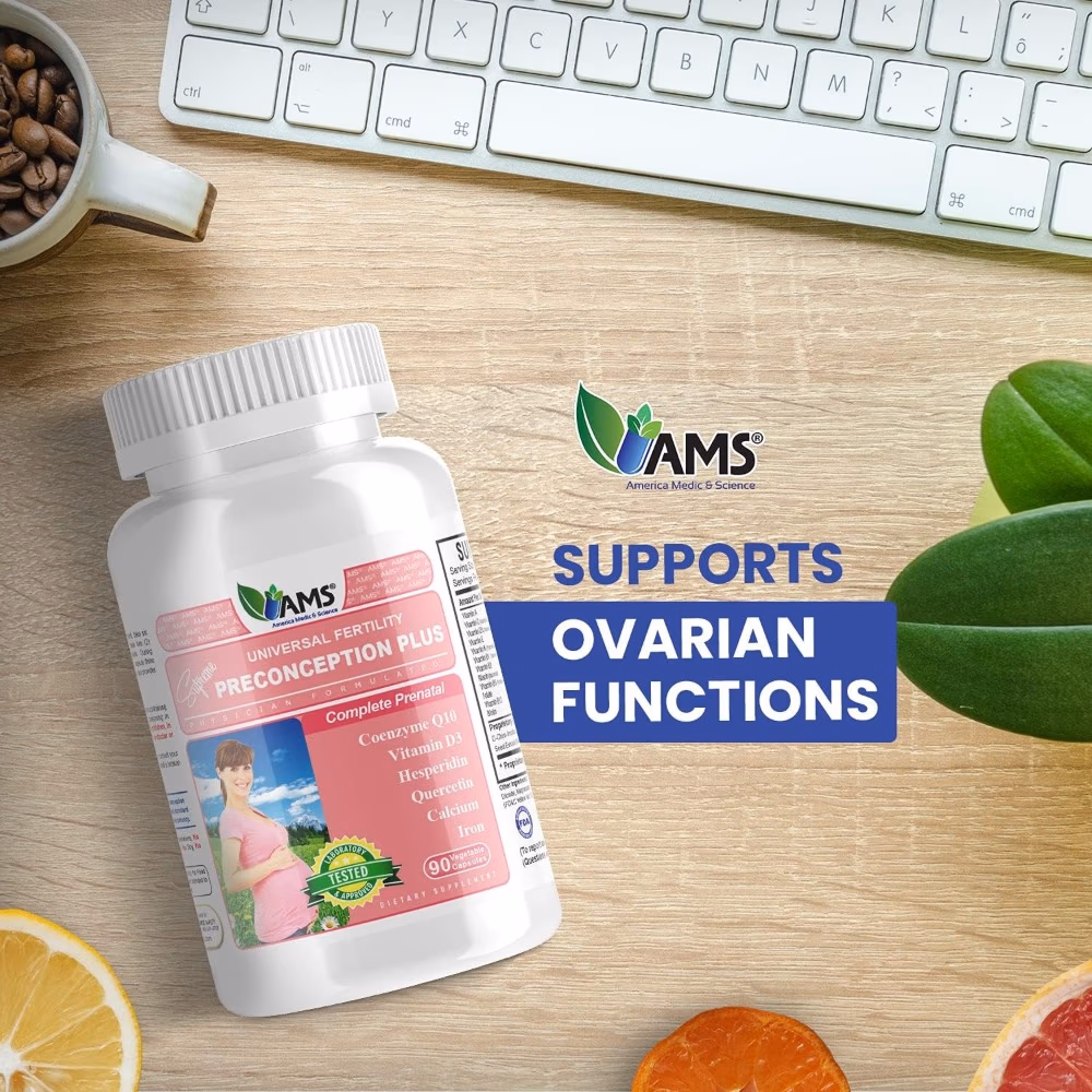 AMS Preconception Plus Female Capsules – 180 Count 2