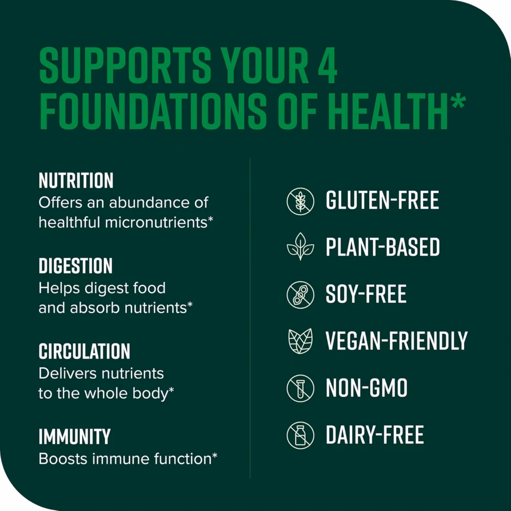 Vibrant Health Green Vibrance Superfood Powder, 337g 5