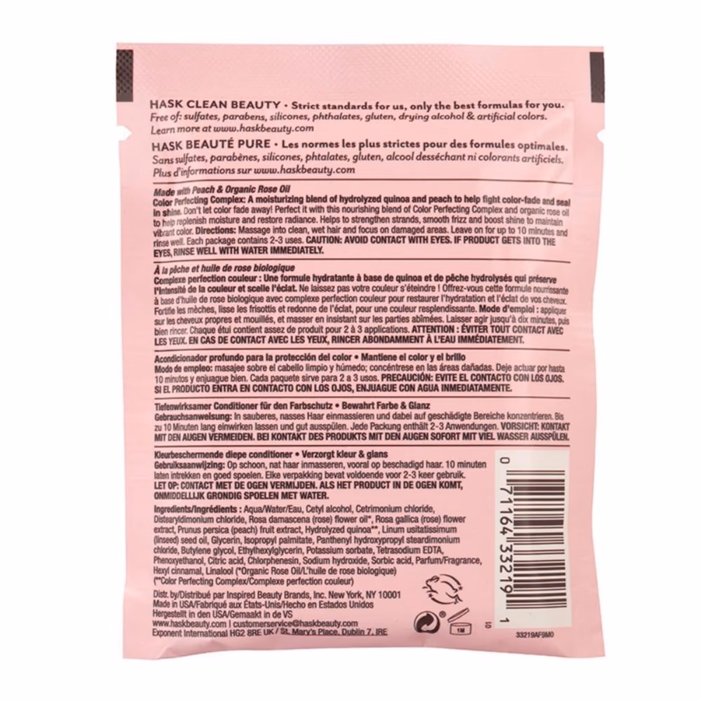 Hask Color Care Rose & Peach Protection Deep Conditioner 50g 2